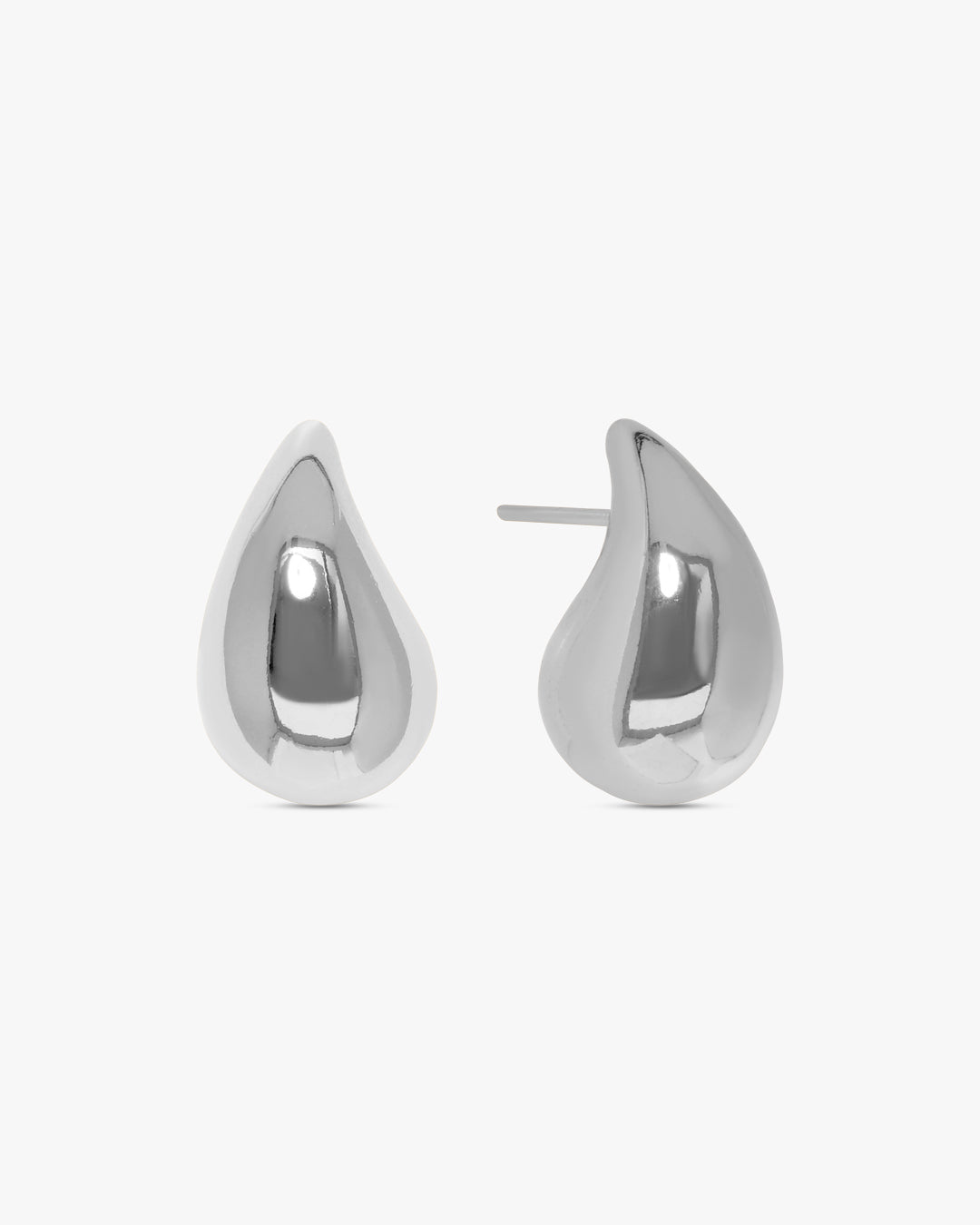 Sascha Small Drop Earrings - Silver