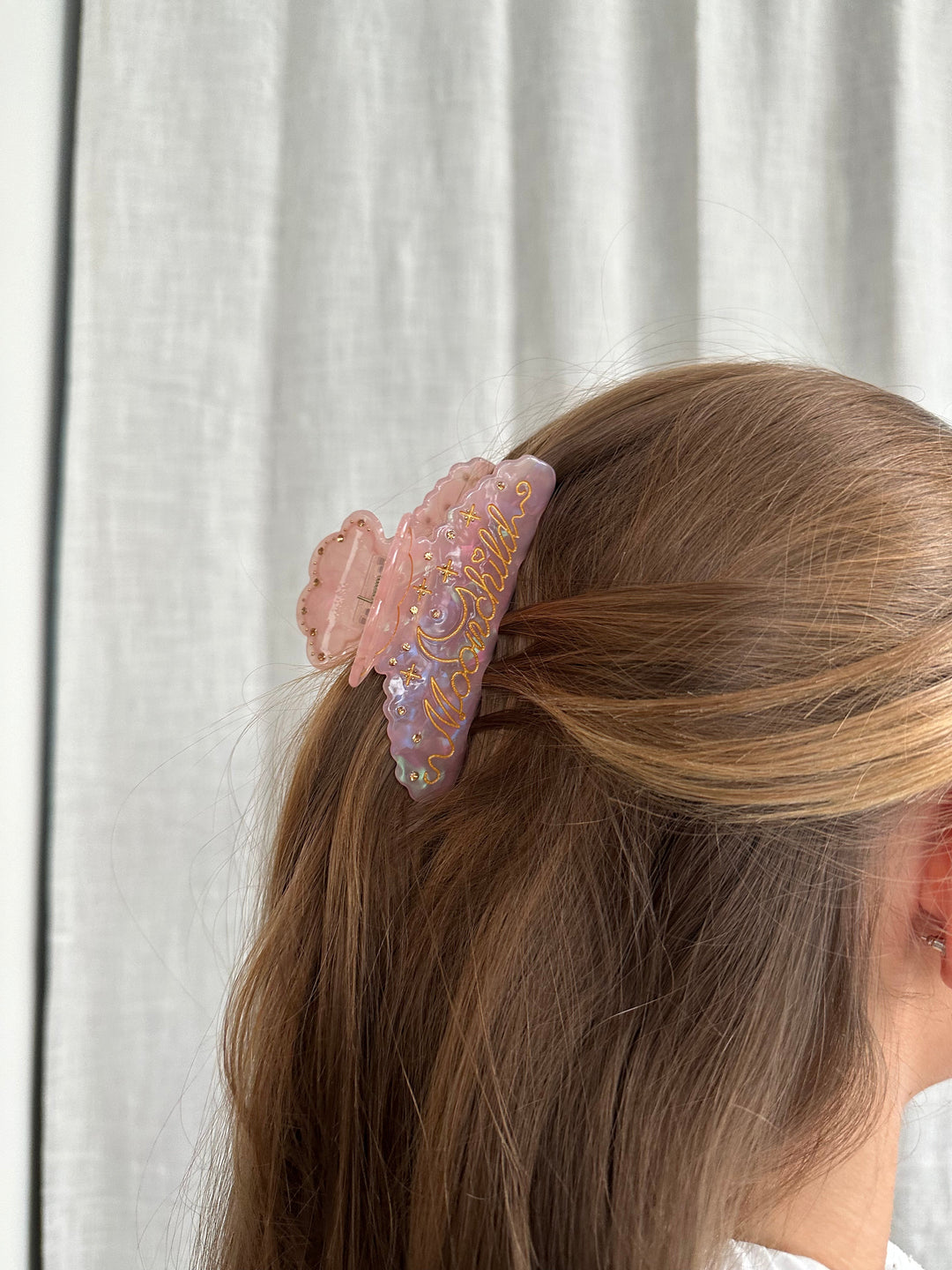 Saga Hair Clip - Orange
