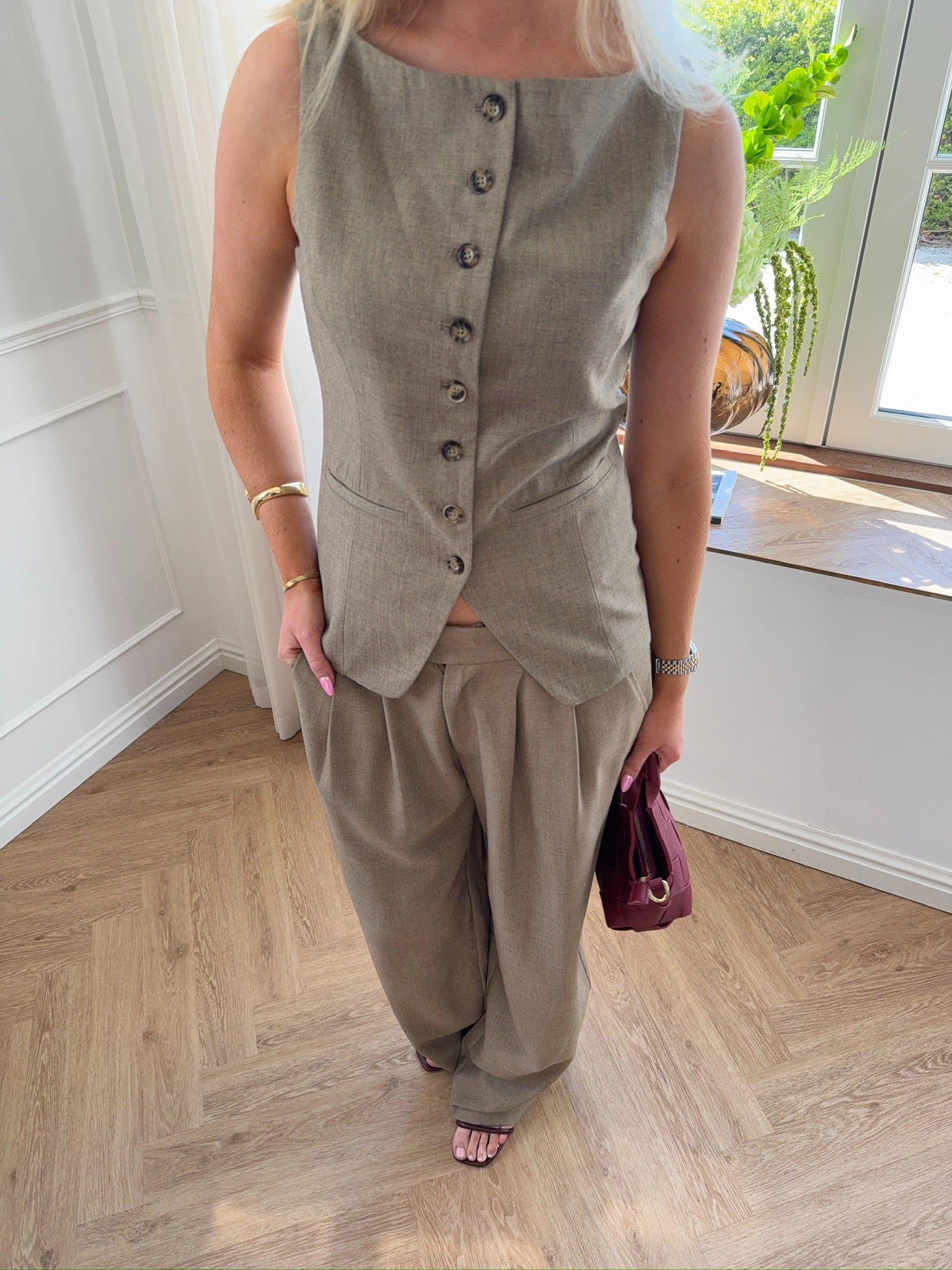 Nora Pants - Brown – pitayacom