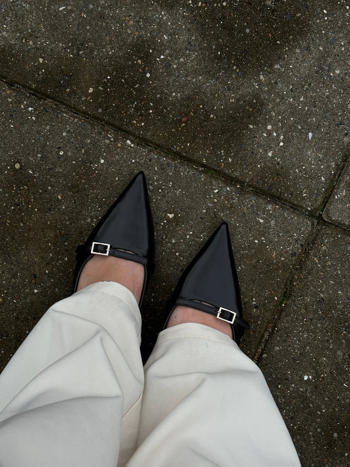 Freya Heeled Pump - Black