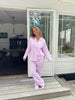 Liva Shirt - Pink Striped Hearts