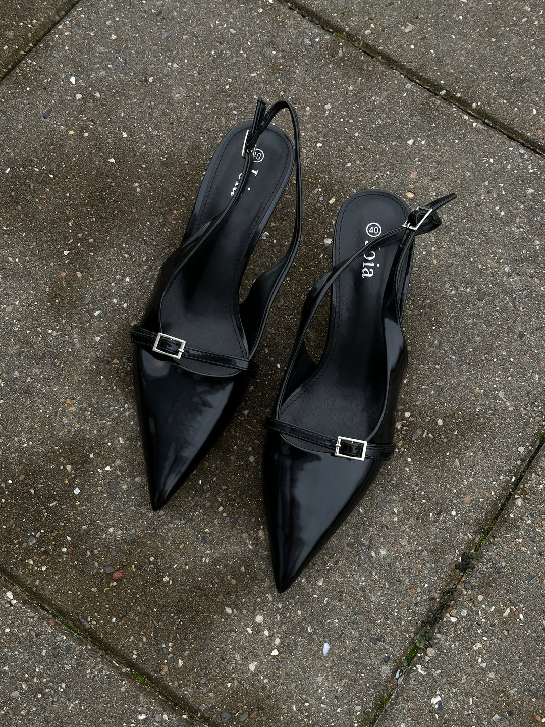 Freya Heeled Pump - Black