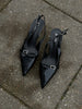 Freya Heeled Pump - Black