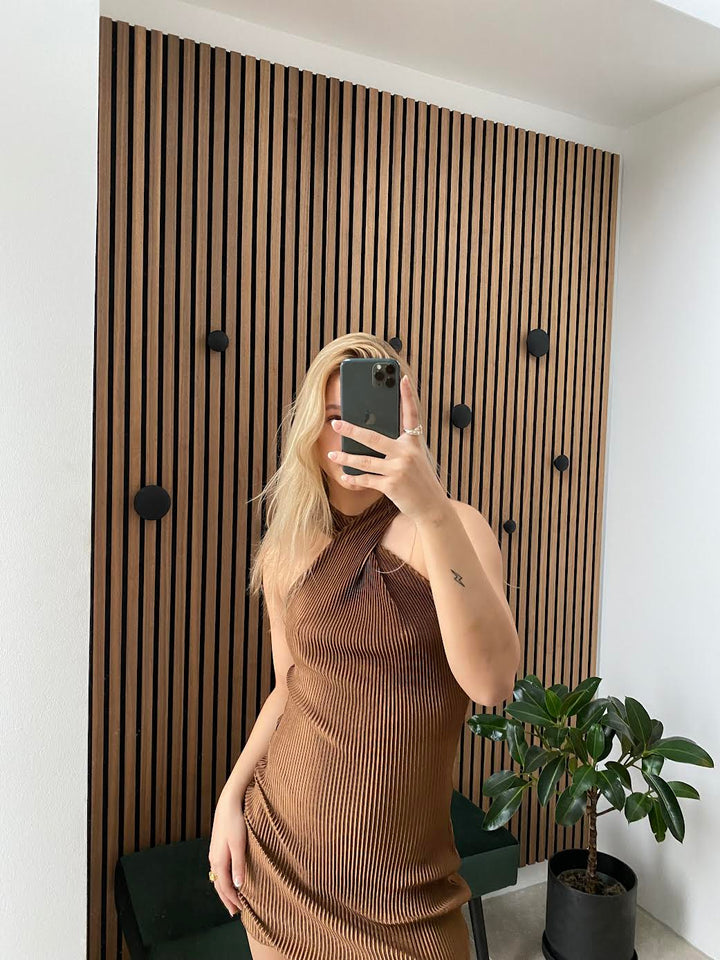 Ellie Dress - Brown