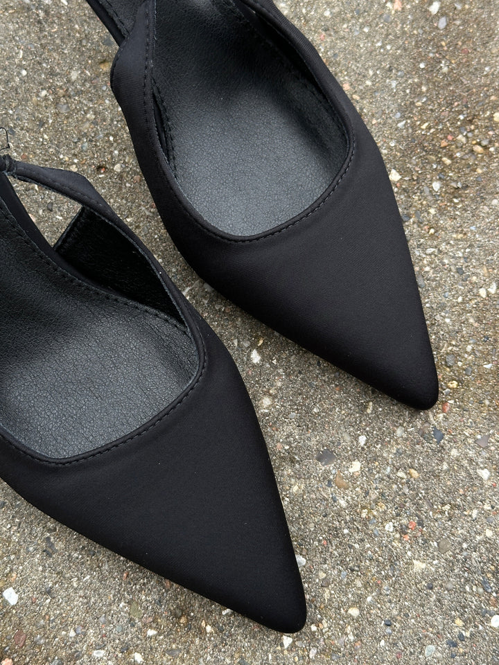 Stephanie Slingback Pumps - Black