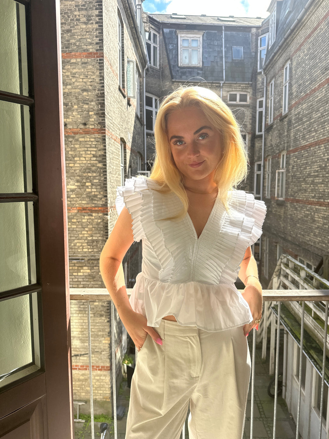 Mie Top - White