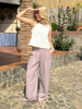 Nora Pants - Dusty Pink Melange