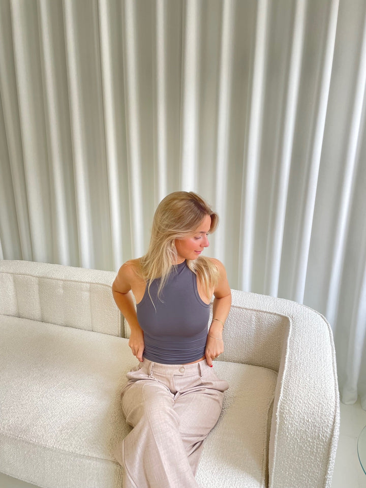Mary Top - Dark Grey