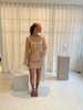 Fiona Palliette Dress - Champagne