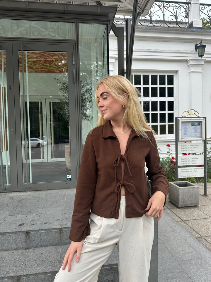 Secondhand Kami Blouse - Brown