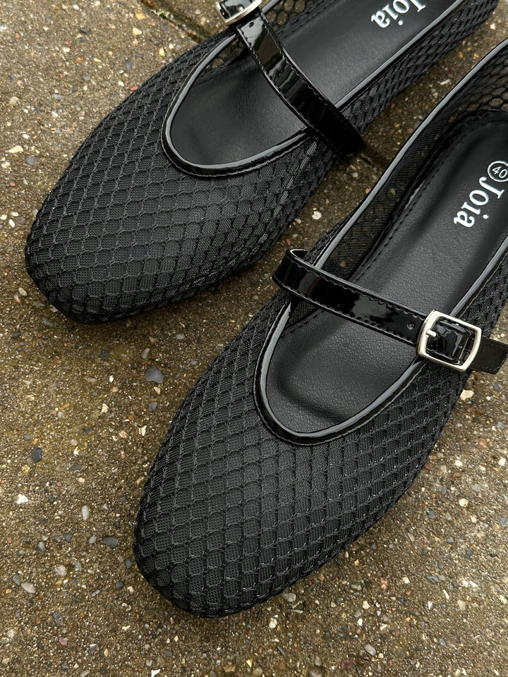 Philine Mesh Ballerina - Black