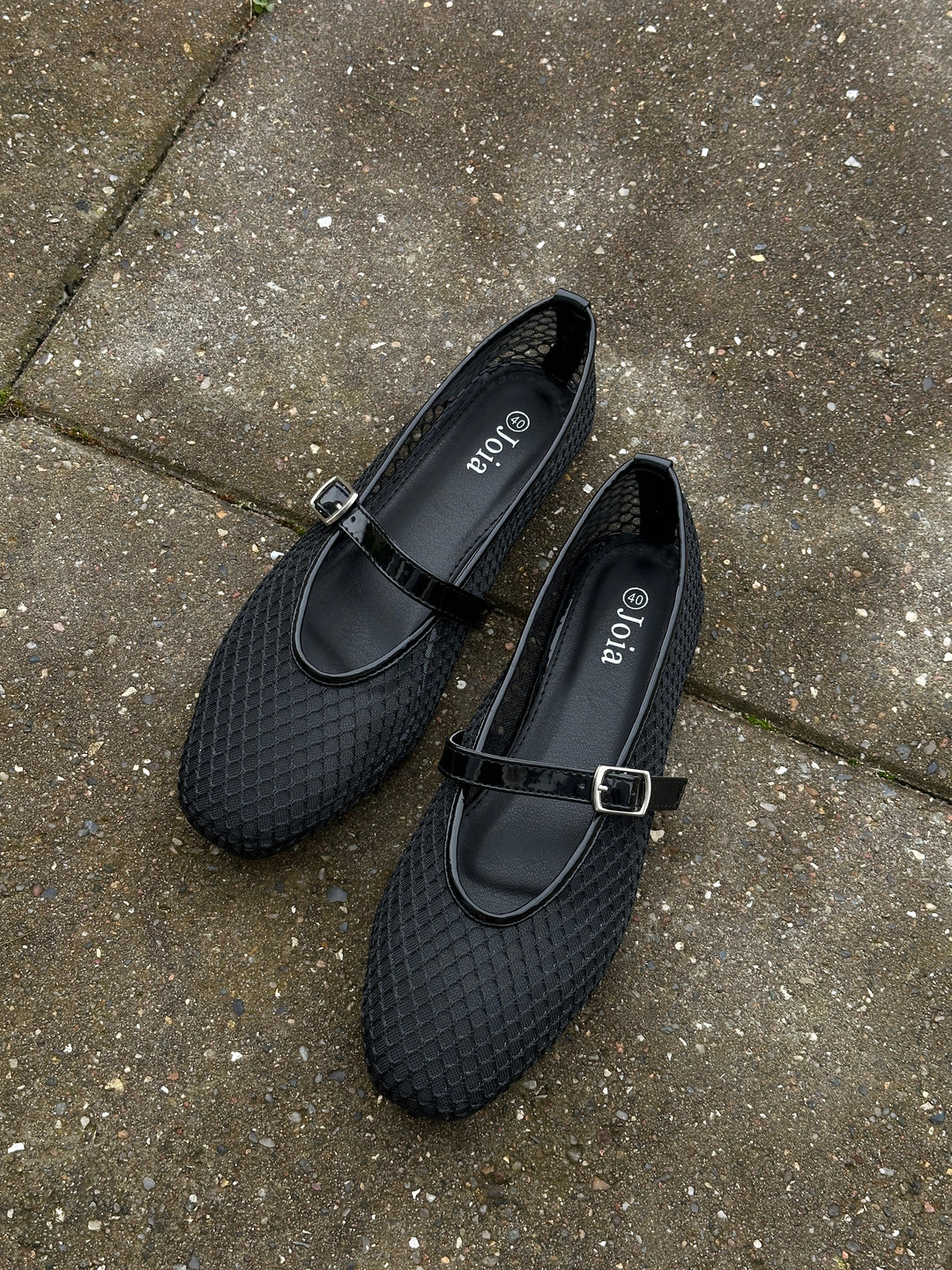 Philine Mesh Ballerina - Black