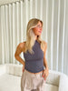 Mary Top - Dark Grey