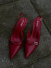Freya Heeled Pump - Red