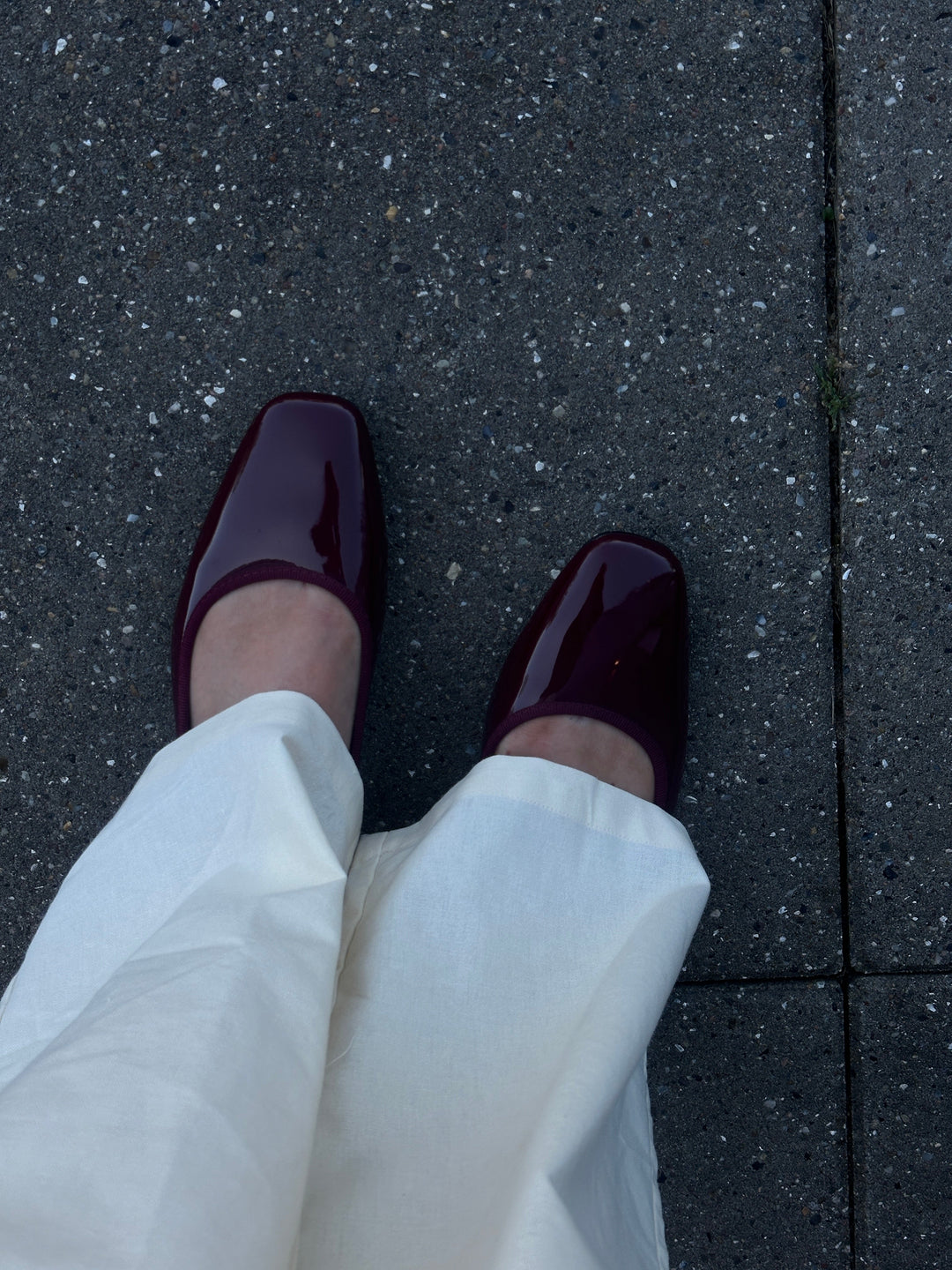 Line Ballerinaer - Wine Red