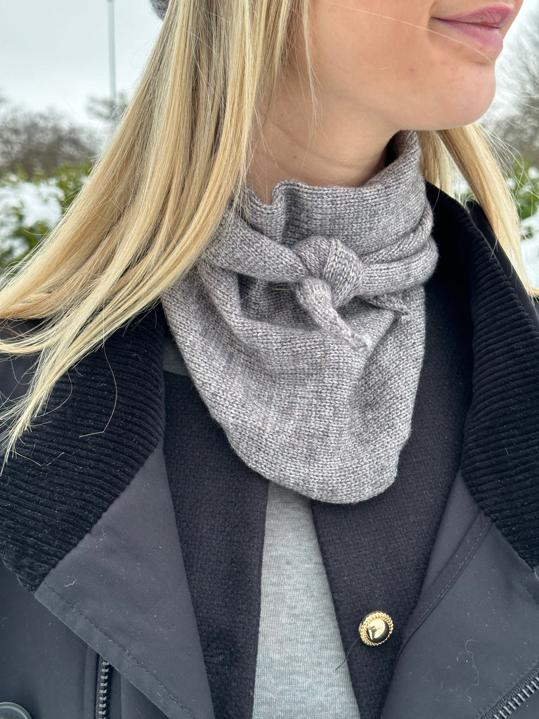 Carla Scarf  - Grey