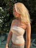 Marta Bandeau Top - Butter Yellow