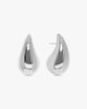 Sascha Large Drop Earrings - Silver