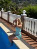 Anna Loungewear Singlet - Aqua Blue