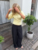 Nora Pants - Black Melange