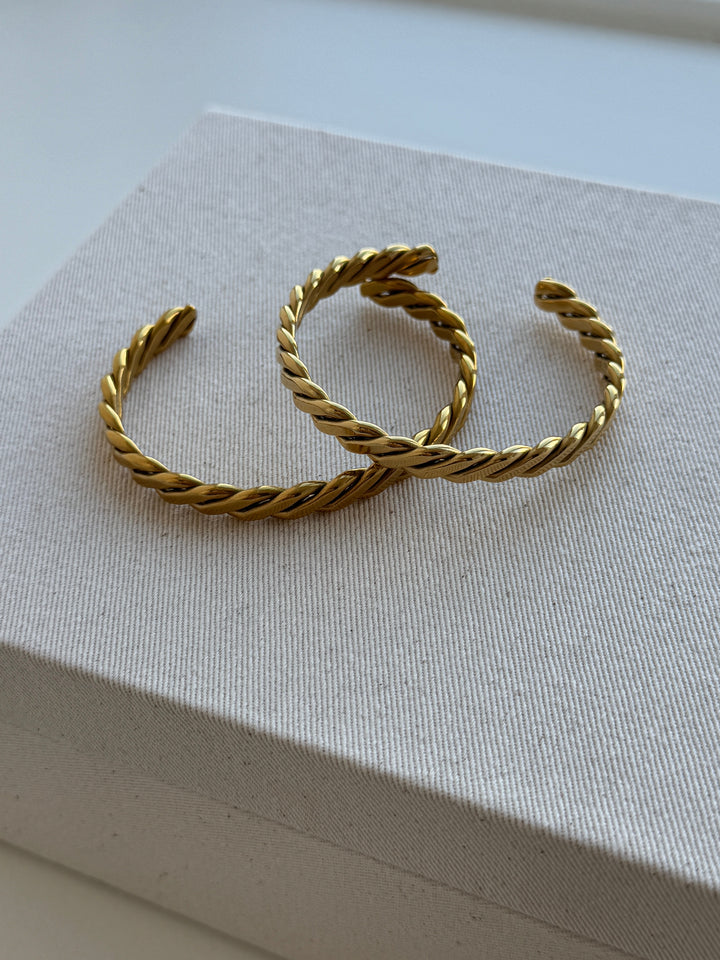 Emma Twisted Bracelet - Gold