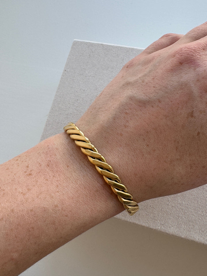 Emma Twisted Bracelet - Gold