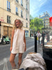 Louise Denim Tank Dress - White