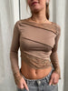 Lily Blouse - Brown