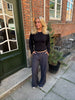 Nora Low Waist Pants - Grey