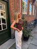 Fenna Lace Top - Dark Brown