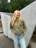 Hoodie, Fruit of The Loom - Olive Green