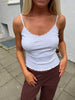 Anna Loungewear Singlet - Light Grey Melange