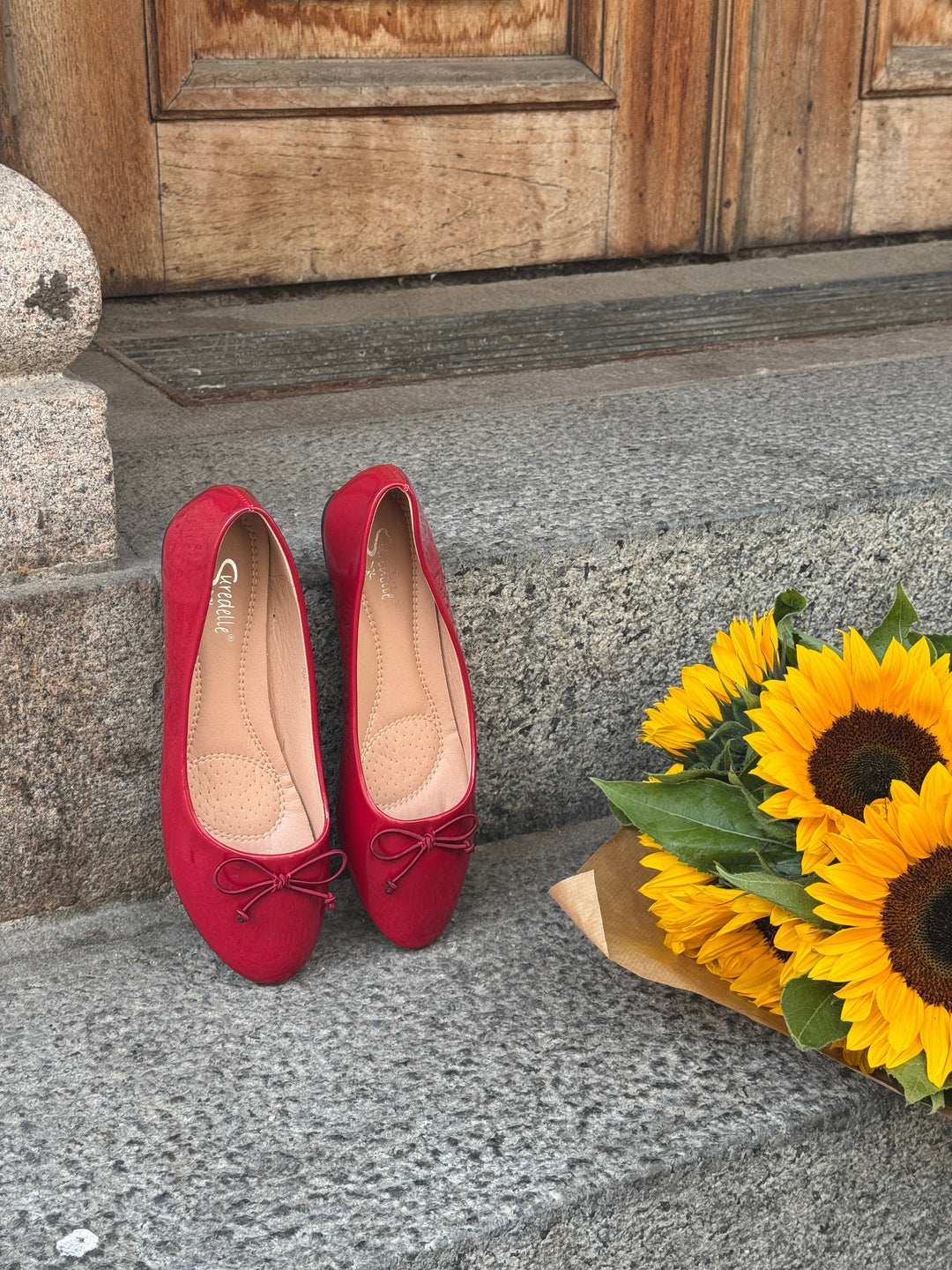 Isabella Shine Ballerina - Red