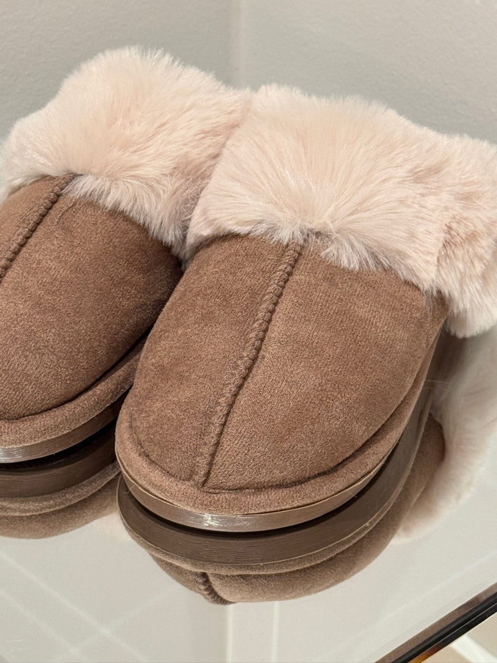 Fiona Slippers - Taupe