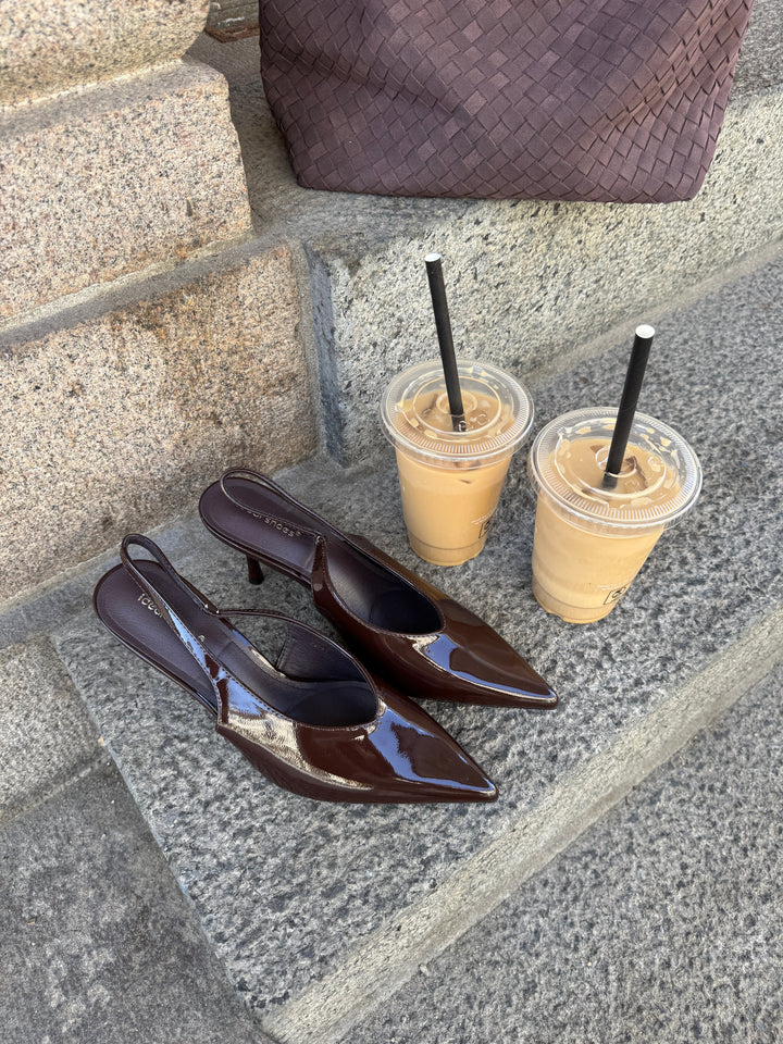 Vanessa Slingback - Dark Brown