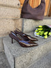 Vanessa Slingback - Dark Brown