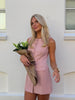 Nora Waistcoat Dress - Dusty Pink