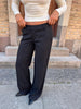 Nora Low Waist Pants - Black