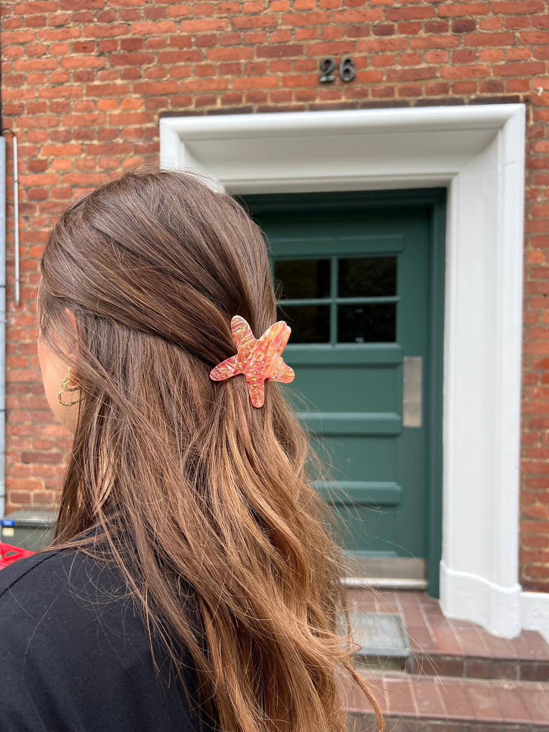 Salva Starfish Hairclip - Orange