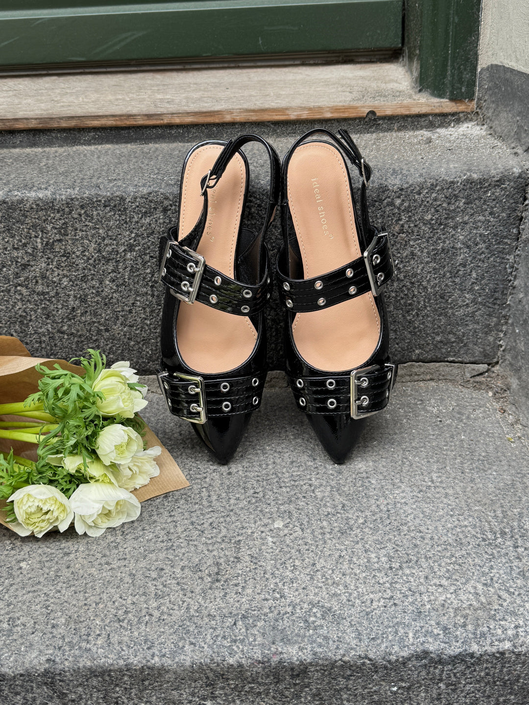 Samantha Buckle Ballerina - Black