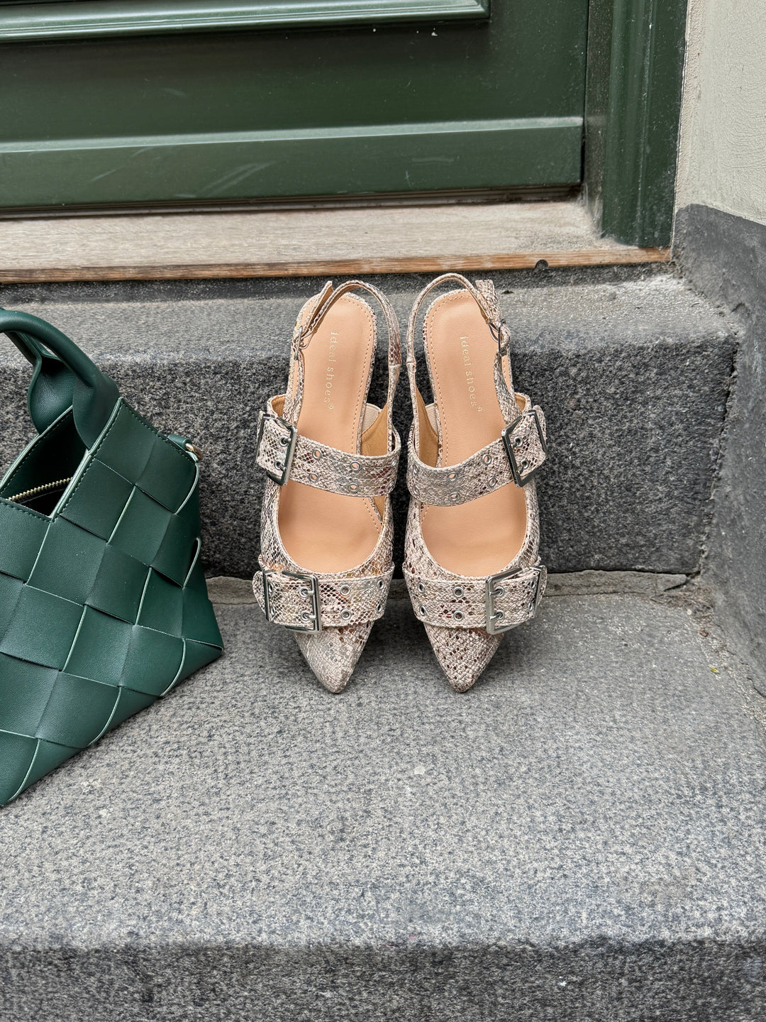 Zola Buckle Ballerina - Snake