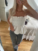 Elena Bandeau Top - Beige