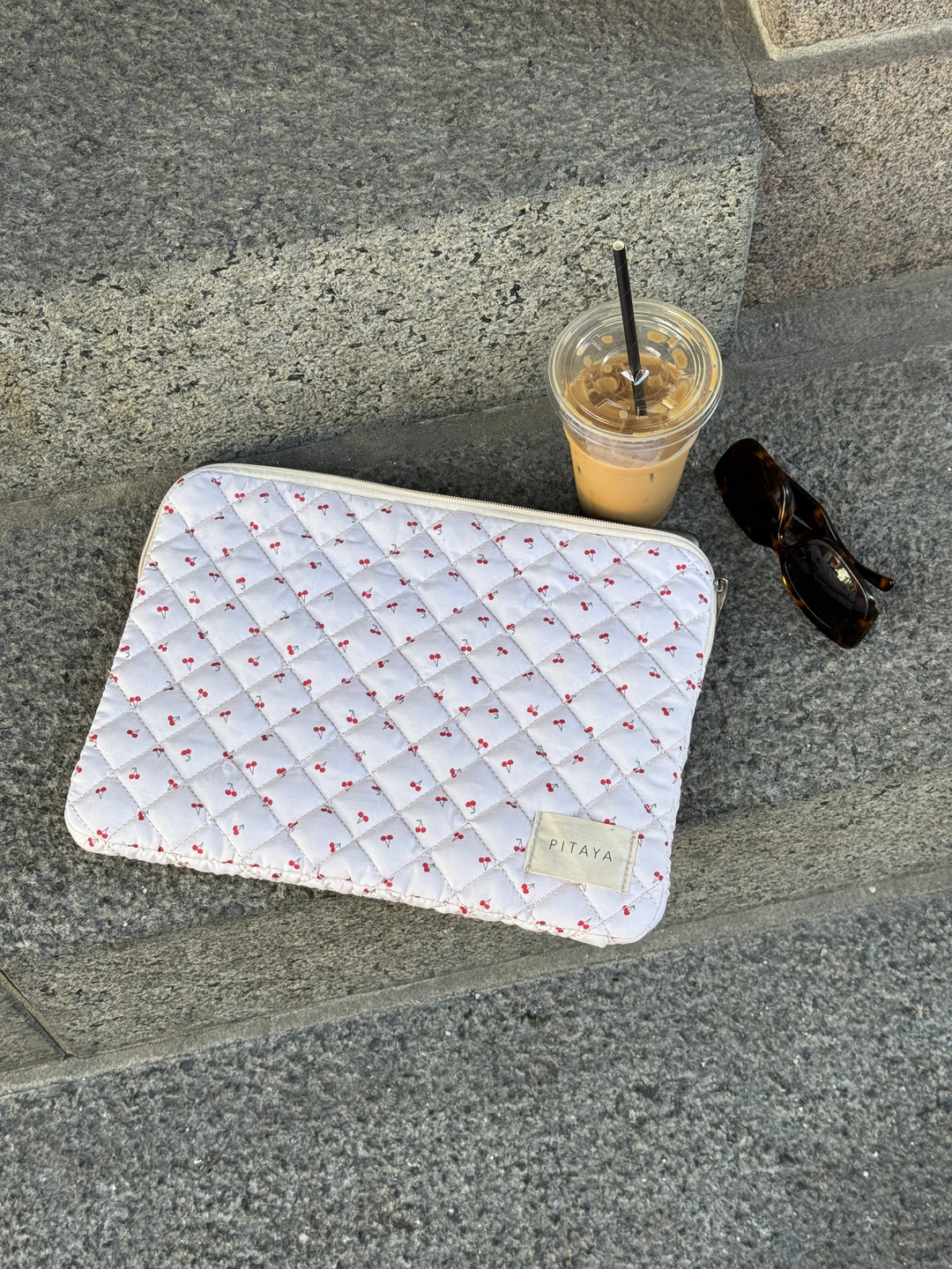 Emma Computer Sleeve - Red Cherry