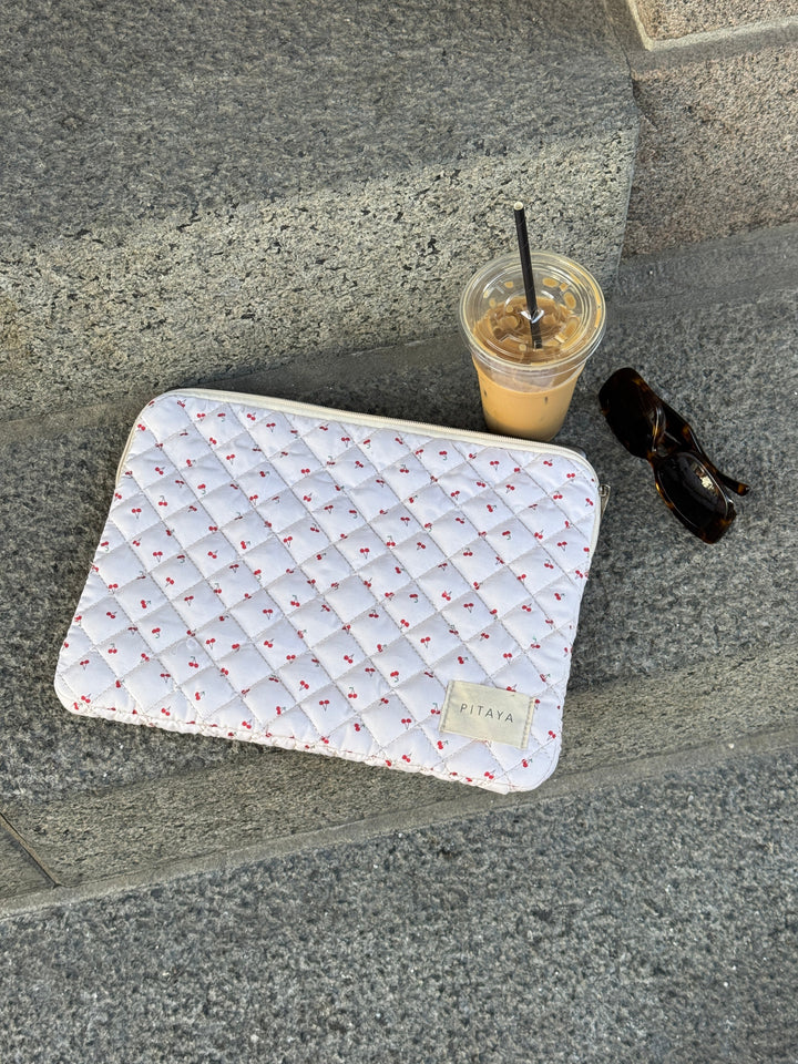 Emma Computer Sleeve - Red Cherry