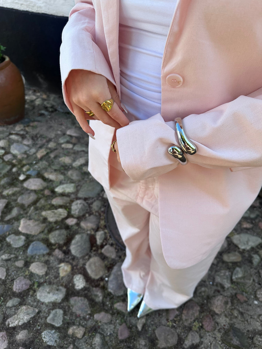 Klara Chunky Bracelet - Silver