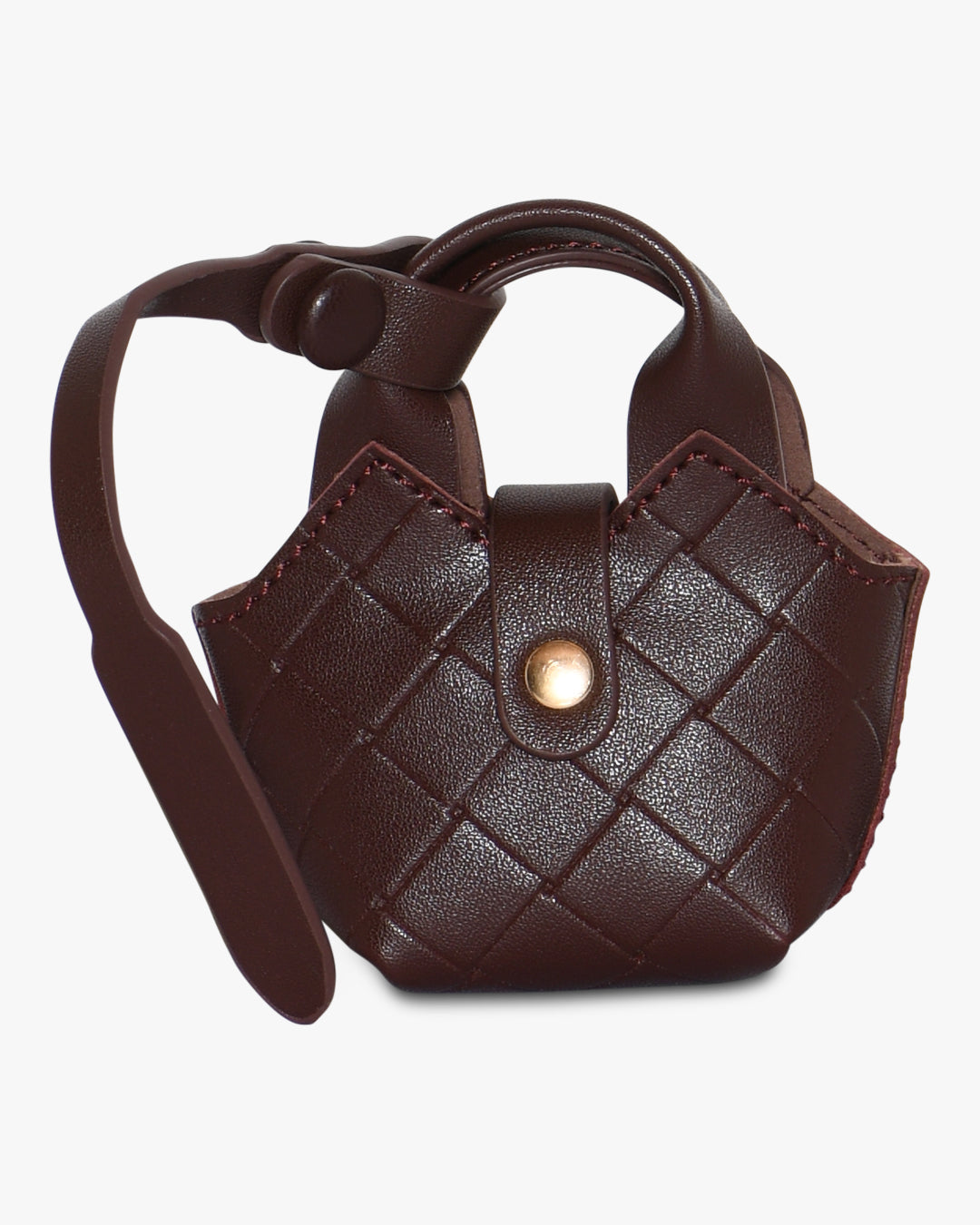 Marly Mini Bag Charm - Dark Brown