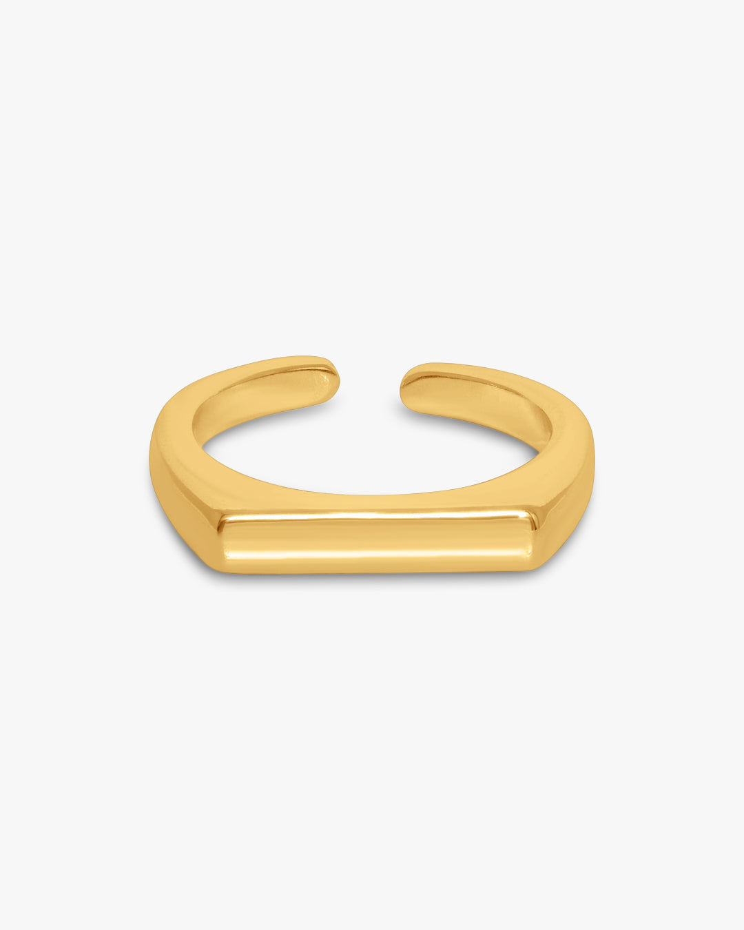 Filine Square Adjustable Ring - Gold