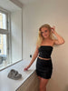 Bella Glitter Skirt - Black