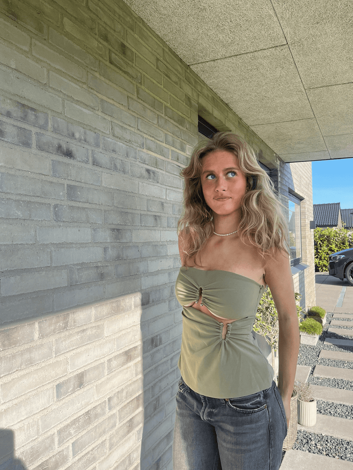 Carla Top - Olive Green