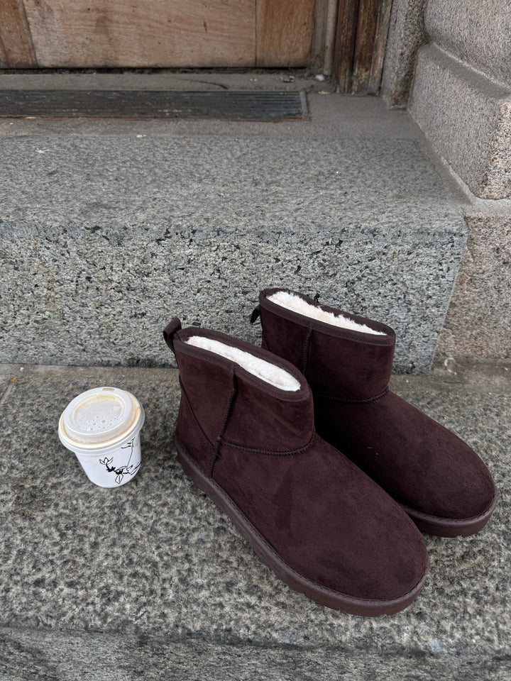 Daisy Teddy Boots - Dark Browm
